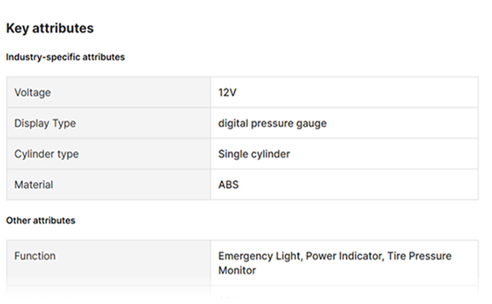Phantom Portable Electric Tyre Inflator, 150 PSI, 4500mAh Battery, Digital Display, Type-C, LED Light, 4 Inflation Modes