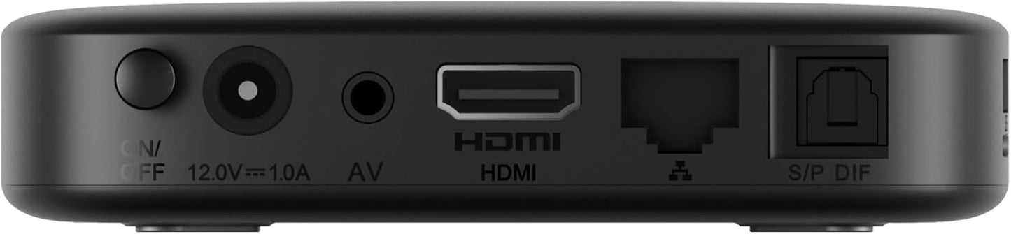 MAG 555 4K Streaming media player with Google TV, 4K HDR at 60 frames per second and 8-channel Dolby Digital sound