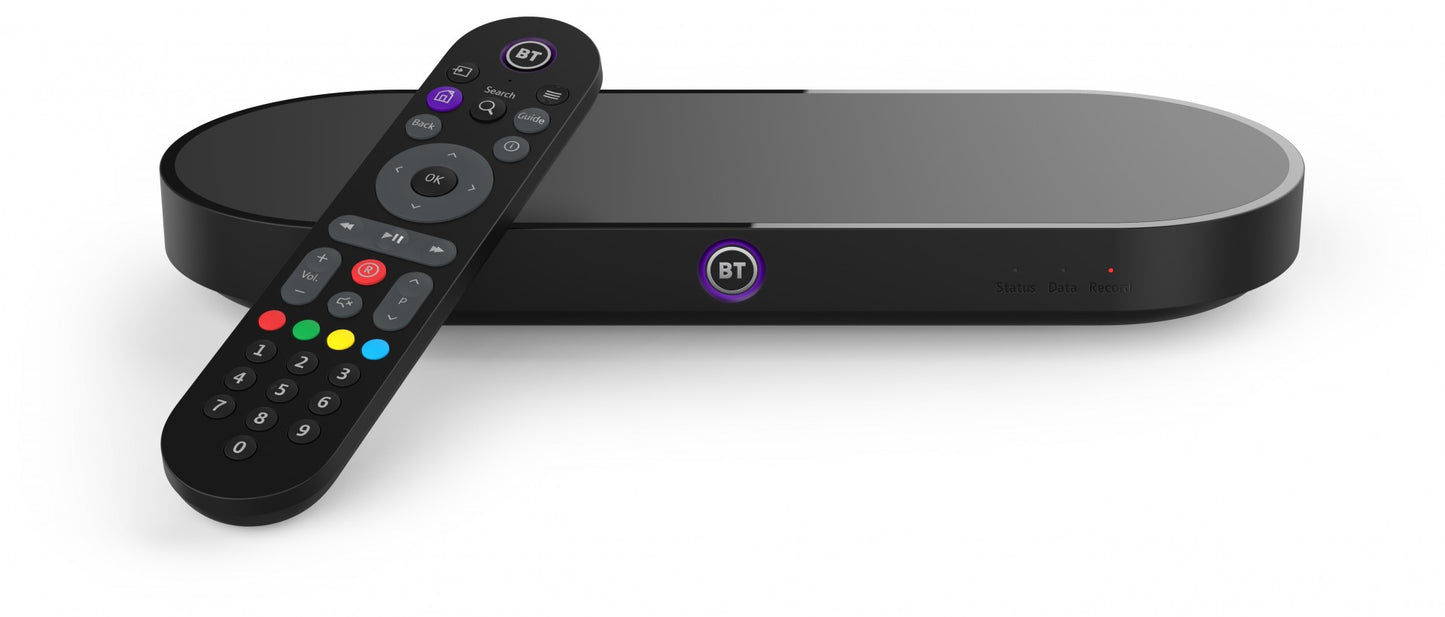 BT TV PRO Youview+ Set Top Box (1TB) Recorder with Twin HD Freeview and 7 Day Catch Up TV - no subscription Full 12 Months Warranty (Renewed)