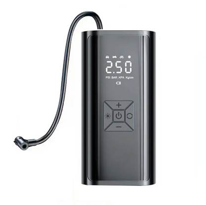 Phantom Portable Electric Tyre Inflator, 150 PSI, 4500mAh Battery, Digital Display, Type-C, LED Light, 4 Inflation Modes